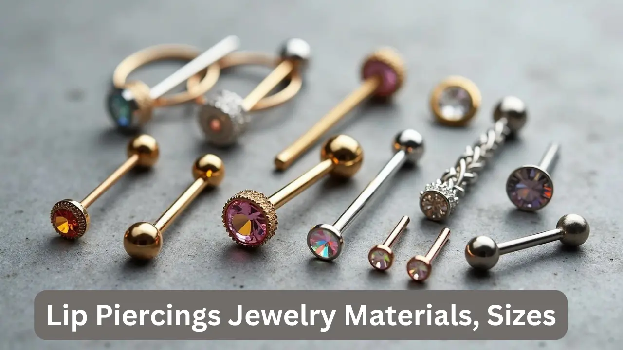 Lip Piercings Jewelry Materials, Sizes, and Styles Explained